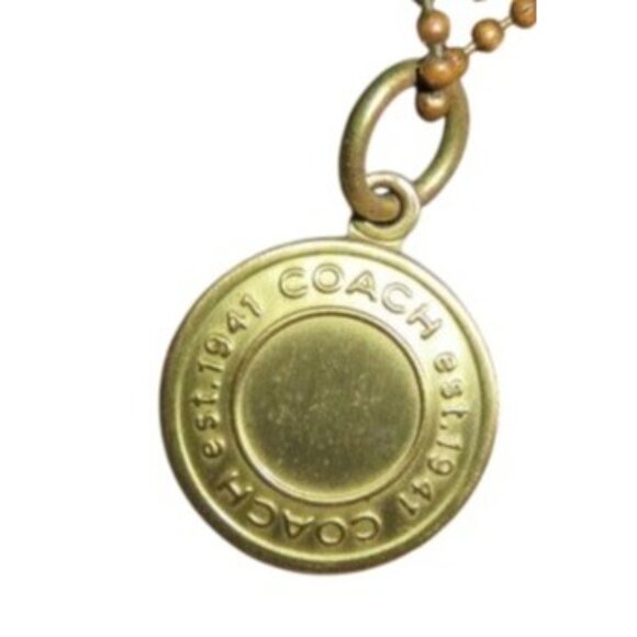 Coach Cursive Creed Monogram Canvas Leather Wristlet Wallet with Hangtag & Charm - Picture 3 of 11